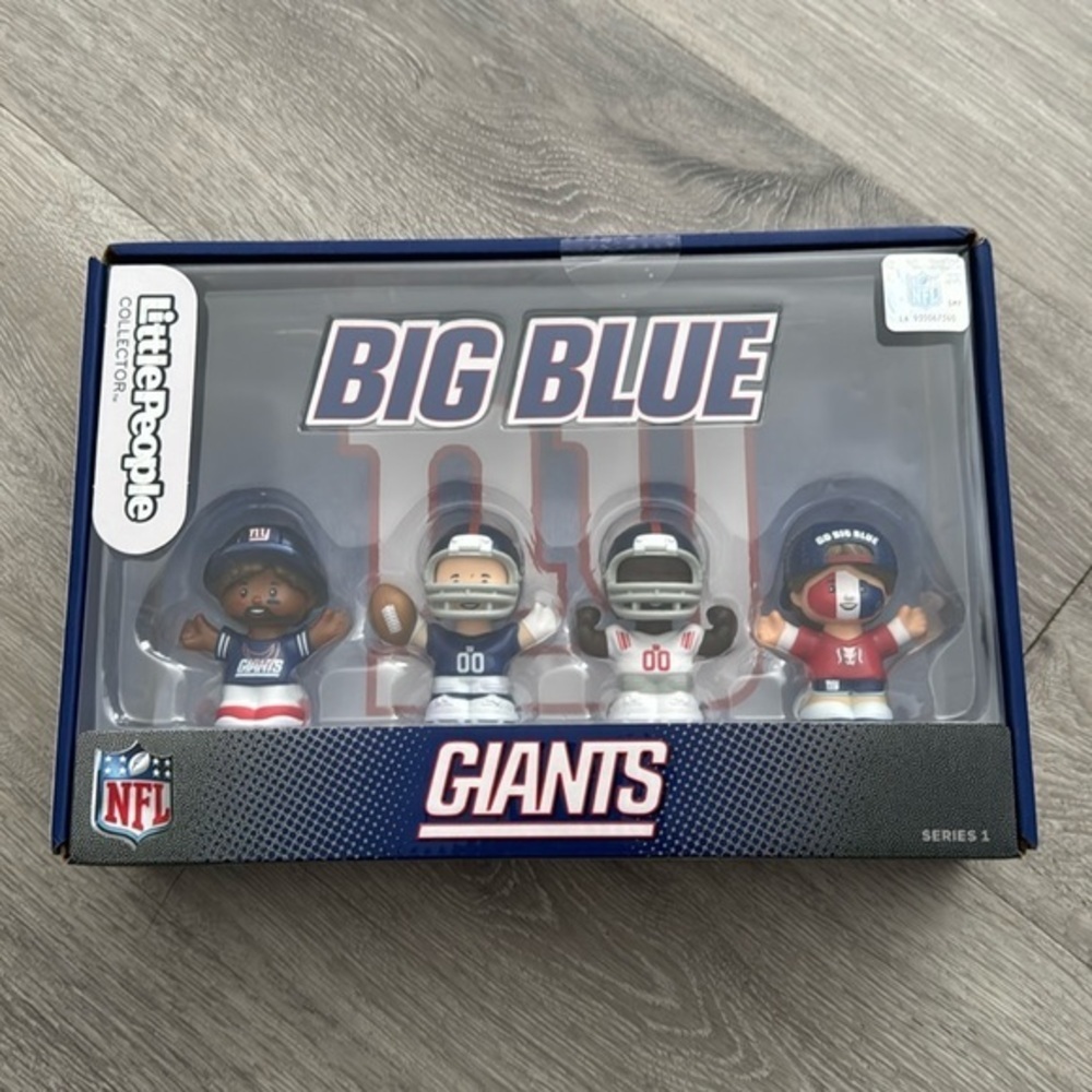 Fisher Price Little People Collector Toy NFL New York Giants Football
